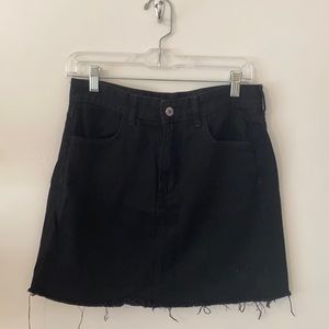 Black Denim H&M Skirt